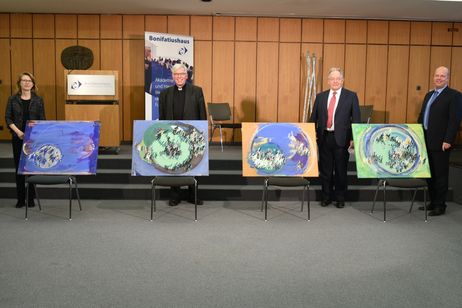 v.l.n.r.: Dr. Sabine Schößler, Prof. Dr. Karlheint Diez, Prof. Dr. Dr. Ullrich Hemel, Gunter Geiger